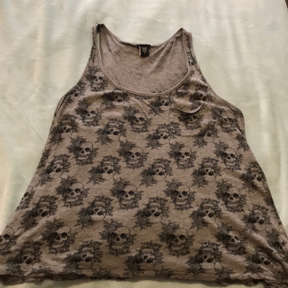 Torrid Size 2 Skull Tank Top